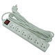 7 m extension cord 230V 6 drawers + switch