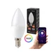 Eco light Sveča z žarnico CANDLE E14 6W RGB CCT 520lm Wifi tuya – toplo bela, energetsko učinkovita