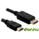 DisplayPort - HDMI kabel 1m Delock