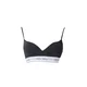 Calvin Klein Underwear Nedrček črna / bela