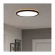 Eglo 901454 - LED Zatemnitvena zunanja svetilka ROVITO-R 18,5W/230V pr. 38,9cm IP44 black+RC