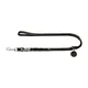 Hunter povodec nastavljiv Solid Education 18 mm/200 cm, usnje črna