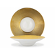 LE COQ Deras zlatna posuda za tjesteninu 27,5xh7cm / okrugla / porculan