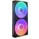 NZXT hladnjak 240Mm F240 ?ednostruki okvir RGB ?ezgro crno PWM, 2,400 obrta?a u minuti, RF-U24Hf-B1