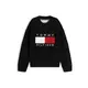 TOMMY HILFIGER Pulover HERITAGE rdeča/črna/bela