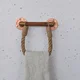 Hanah Home Držač peškira Cop058, 16x18x4 cm, Braon
