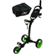 Axglo TriLite 3-Wheel Trolley Black/Green SET