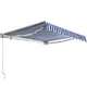 Tenda zidna 2,95x2m belo/plava