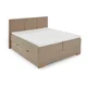 Bež boxspring postelja s prostorom za shranjevanje 180x200 cm Tambo – Meise Möbel