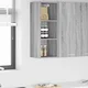 vidaXL Viseča omarica s polico Riga Siva Sonoma 30 x 29,5 x 80 cm