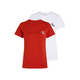 Calvin Klein Jeans Majica 2-PACK MONOGRAM SLIM TEE rdeča