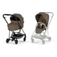 Cybex Voziček 2v1 Mios komplet comfort Platinum coconut brown