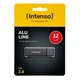 INTENSO Alu Line 32GB USB 2.0 (Crni) - 3521481 USB 2.0, 32GB, do 28 MB/s, do 6,5 MB/s