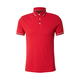 TOMMY HILFIGER Majica rdeča/vinsko rdeča/bela