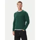 Tommy Jeans Pulover DM0DM21787 Temno zelena Regular Fit