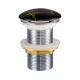 COMAD CLICK-CLACK T201M-B12-3-Odpadni umivalnik CLICK-CLACK pr. 7 cm mat črna