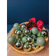 Božićne kuglice za drvce 5cm 24kom Mint