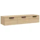MAISON CHIC Stenska omarica - Zidna omarica sonoma hrast 102x30x20 cm inženirski les iu45, (22063287)