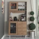 Hanah Home Višenamenska komoda Grano 96, 96 x187 x40 cm, Hrast