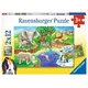 Ravensburger Puzzle Živali v živalskem vrtu 2x12 kosov