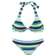 VENICE BEACH Bikini mornarska / svetlo modra / rumena / bela