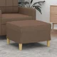 shumee vidaXL Tabure za noge, rjav, 60x50x41 cm, oblazinjen s tkanino