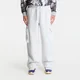 Superge Jordan Brooklyn Mens Oversized Fleece Cargo Pants Neutral Grey/ Htr/ Lt Smoke Grey S