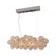 ByRydens 4200880-5503 - Luster na sajli GROSS BAR 8xG9/4W/230V zadimljena/braon