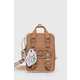 Usnjena torbica za okoli pasu Doughnut Macaroon Tiny Bucket Sweetened Fantasy bež barva, D226DSF-0011