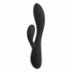 S Pleasures Dvojna stimulacija: Vibrator S Pleasures Black (11,8 cm)