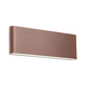 Redo 90453 - KLIPPE spoljno zidno LED svetlo 24W/230V 3000K IP54 braon
