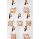 Trendyol 7-Pack White-Multicolor Cotton Brazilian Knitted Briefs