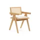 Stol Burleson 348 (Svetel les + Svetlo bež) Svetlo rjava, Svetlo bež, Svetel les, 79x52x54cm, Blago, Lesen