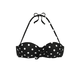 LASCANA Bikini zgornji del  črna / bela