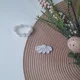 KREATIVNI SLATKIŠI Modla za kolače i ukrase Cvet, 7 cm, Bela