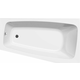 Nesimetrična kad DOUBRAVA, 160 x 90 x 42 cm, bela - Bela - 160.00 - 24 - 42.00 - Akrilat - Vgrajen v tla - Nesimetrična - 52.00 - Aqualine - AQUALINE BATHTUBS - 90.00 - 160x90x42 cm - 190.00
