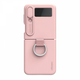 Futrola Nillkin Cam Shield Silky za Samsung F721B Z Flip 4 roze