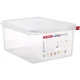 ARAVEN Gastronorm posoda s pokrovom GN 1/2, PP, globina: 150 mm, prostornina: 10 L, hermetična