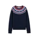 TOMMY HILFIGER Pulover mornarska/kraljevo modra/rdeča/bela