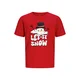 Jack & Jones Junior Majica JJXMAS FUN oranžna/rdeča/črna/bela