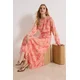 Trendyol Modest Ženska haljina Tctss26Eb00050, Roza