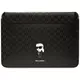 Karl Lagerfeld Karl Lagerfeld NFT Saffiano Monogram Iconic Karl Sleeve - 14 etui za prenosnik (črno)