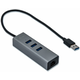 I-TEC USB 3.0 Metal 3-port with Gigabit Ethernet
