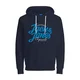 JACK & JONES Majica List modra/mornarska/bela