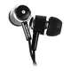 CANYON Stereo earphones with microphone, Black, cable length 1.2m, 23*9*10.5mm,0.013kg ( CNE-CEPM01B )