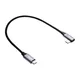 Akyga kotni kabel USB-C / USB-C 30cm AK-USB-53 60W mrežica