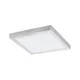 EGLO LED plafonjera FUEVA 1 40x40 cm 4000K srebrna 97269