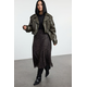 Trendyol Curve Khaki Knitted Plus Size Skirt