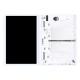 Lenovo Tab M10 TB-X505 - LCD zaslon + steklo na dotik + okvir (White) TFT