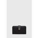 Usnjena denarnica MICHAEL Michael Kors ženski, črna barva
